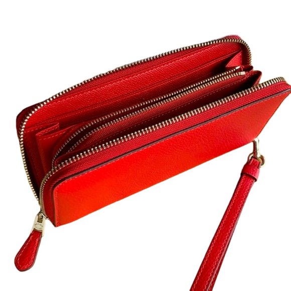 NWT - Coach Accordian Zip Wallet w/wrist strap - F75417 - Picture 7 of 10